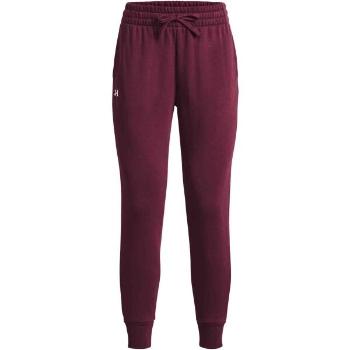 Under Armour RIVAL FLEECE JOGGER Dámské tepláky, vínová, velikost