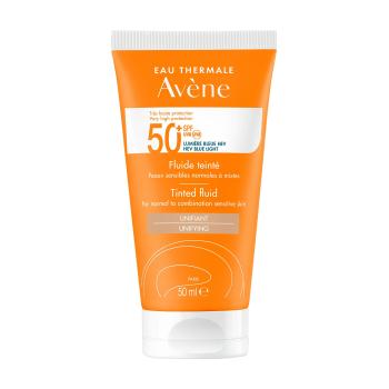 Avène Tónovaný fluid na opalování pro citlivou, normální až smíšenou pleť SPF 50+ Unifying (Tinted Fluid) 50 ml