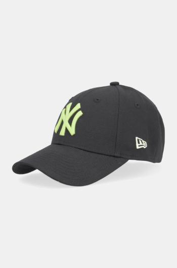 Dětská bavlněná kšiltovka New Era NEW YORK YANKEES černá barva, s aplikací, 60565575