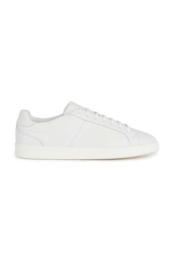 Kožené sneakers boty Geox U REGIO bílá barva, U45CHB 00085 C1000