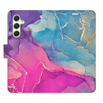 Flipové pouzdro iSaprio - Colour Marble 02 - Samsung Galaxy A54 5G