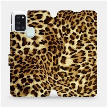 Flipové pouzdro na mobil Samsung Galaxy A21S - VA33P Leopardí vzor (5903516287741)