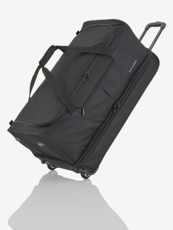 Travelite Basics Wheeled duffle L - černo-modrá Taška Černá