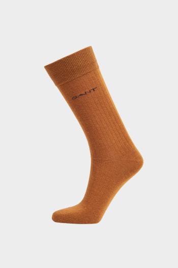 PONOŽKY GANT RIB SOCKS MUSTARD BEIGE