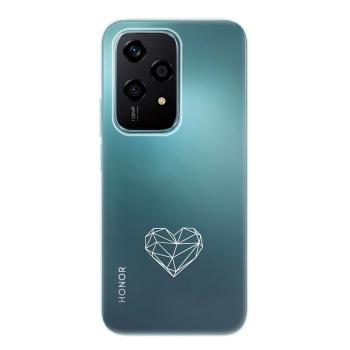 Odolné silikonové pouzdro iSaprio - čiré - Digital Love - Honor 200 Lite