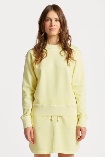 MIKINA GANT SUNFADED C-NECK SWEAT LEMONADE YELLOW