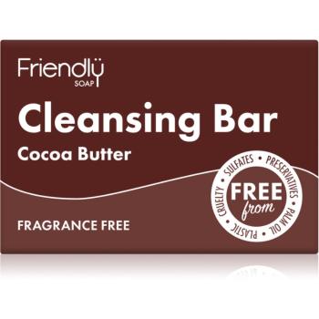 Friendly Soap Cocoa Butter přírodní mýdlo s kakaovým máslem na obličej a tělo 95 g