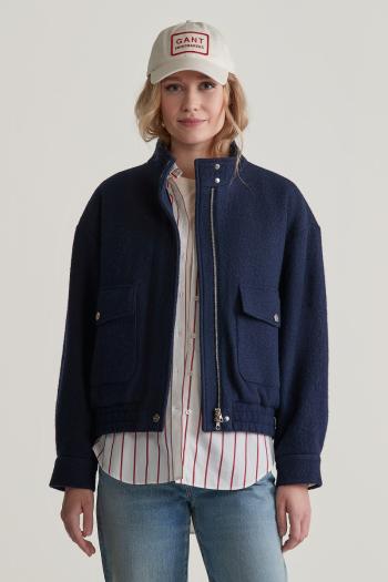 BUNDA GANT WOOL HARRINGTON JACKET EVENING BLUE