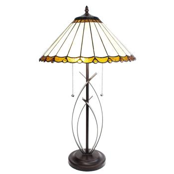 Stolní lampa Tiffany Elegant - 41*69 cm E27/max 2*60W 5LL-6282