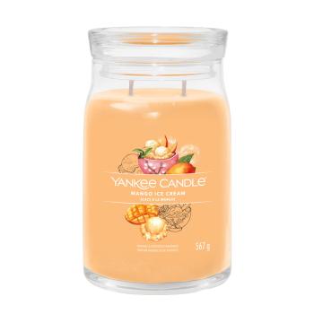 Yankee Candle Aromatická svíčka Signature sklo velké Mango Ice Cream 567 g