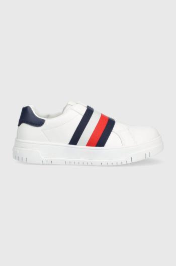 Dětské sneakers boty Tommy Hilfiger bílá barva