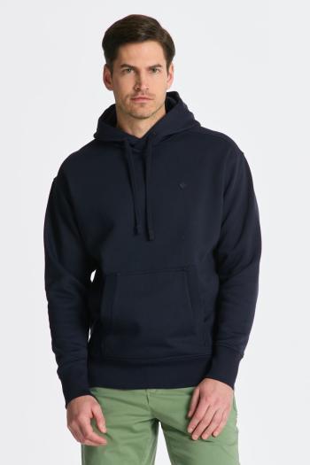 MIKINA GANT D1. ICON G ESSENTIAL SWEAT HOODIE EVENING BLUE