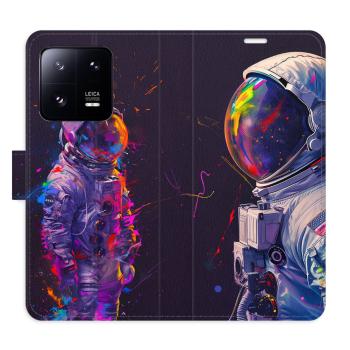 Flipové pouzdro iSaprio - Neon Astronaut 02 - Xiaomi 13 Pro