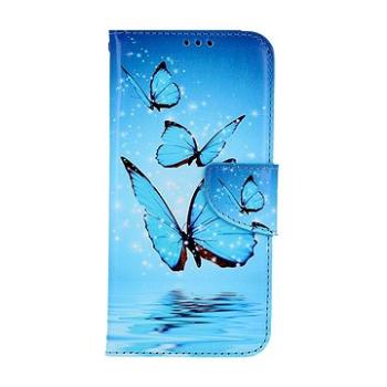 TopQ Pouzdro Samsung A34 knížkové Modří motýlci 94278 (94278)