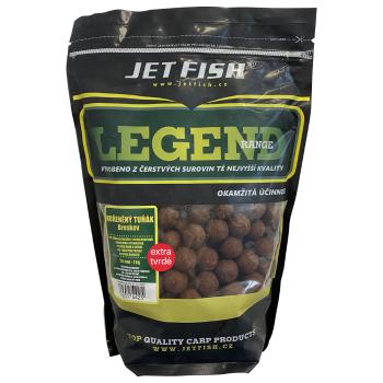 Jet fish extra tvrdé boilie legend range kořeněný tuňák broskev 250 g - 24 mm