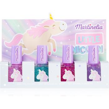 Martinelia Little Unicorn Nail Polish Set sada laků na nehty pro děti Pink, Blue, Purple, Fuchsia