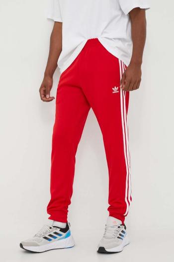 Tepláky adidas Originals Adicolor Classics SST Track Pants červená barva, s aplikací, IM4543