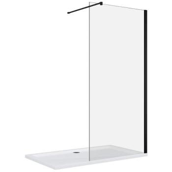 Zuhanyfal Walk-In Fiord 90x195 black