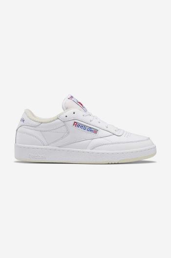 Kožené sneakers boty Reebok Club C 85 Vintage GZ5162 bílá barva, GZ5162-white