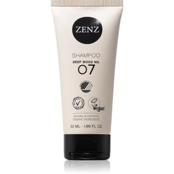 ZENZ Organic Deep Wood No. 07 posilující šampon pro citlivou pokožku hlavy 50 ml