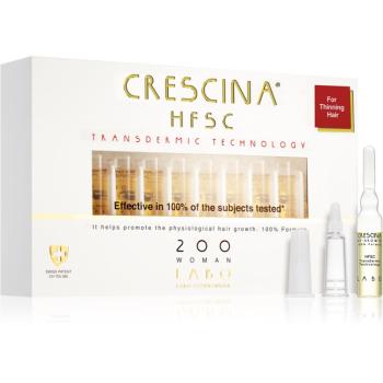 Crescina Transdermic 200 Re-Growth péče pro podporu růstu vlasů pro ženy 20x3,5 ml