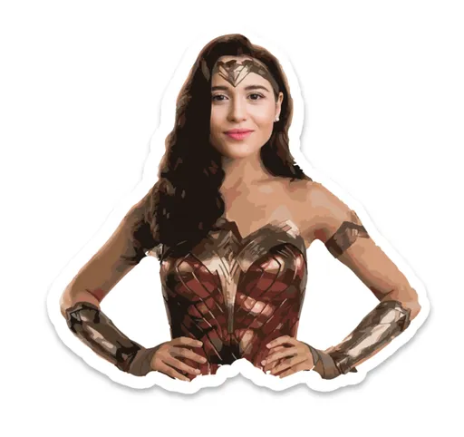 Personal Personalizovaný zápich na dort - Wonder Woman