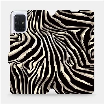 Flipové pouzdro na mobil Samsung Galaxy A71 - VA31P Zebří vzor (5903516148332)