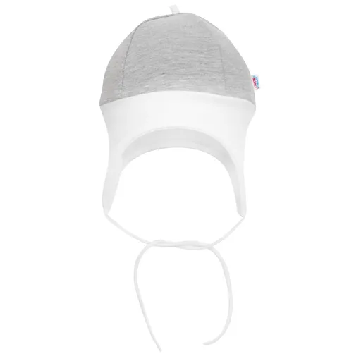 New Baby Kojenecká čepička  The Best šedá, vel. 74 (6-9m)