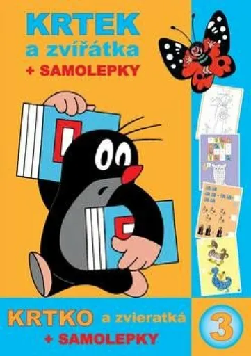 Krtek a zvířátka + samolepky (Activity book)