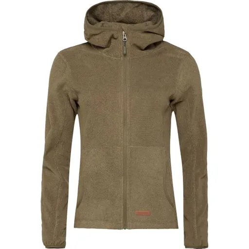 TRIMM NEONA Dámská fleecová mikina, khaki, velikost