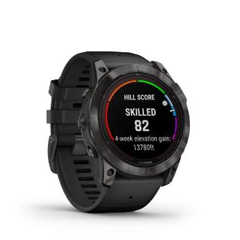 Garmin Fēnix 7X Pro Sapphire Solar Edition Carbon Gray DLC Titanium / Black Band - 010-02778-11