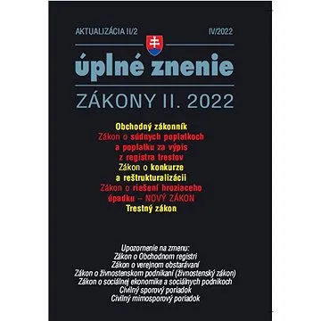 Aktualizácia II/2 2022 – Konkurz a reštrukturalizácia (9771335612855)