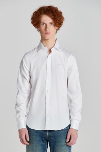 KOŠILE GANT SLIM SATEEN SHIRT WHITE