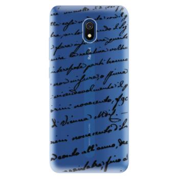 Odolné silikonové pouzdro iSaprio - Handwriting 01 - black - Xiaomi Redmi 8A