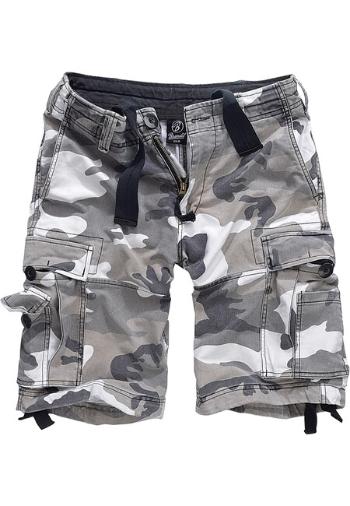 Brandit Vintage Cargo Shorts snowcamo - L