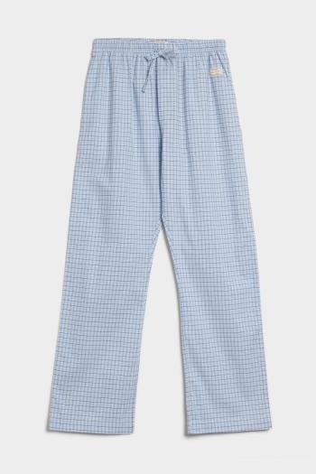 PYŽAMOVÉ KALHOTY GANT CHECK PAJAMA PANTS CAPRI BLUE