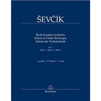 Škola houslové techniky: op. 1, sešit 1, 1. poloha