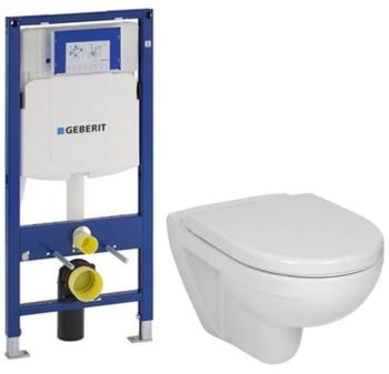 GEBERIT Duofix bez tlačítka + WC JIKA LYRA PLUS + SEDÁTKO DURAPLAST 111.300.00.5 LY6