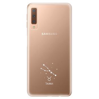 Odolné silikonové pouzdro iSaprio - čiré - Býk - Samsung Galaxy A7 (2018)