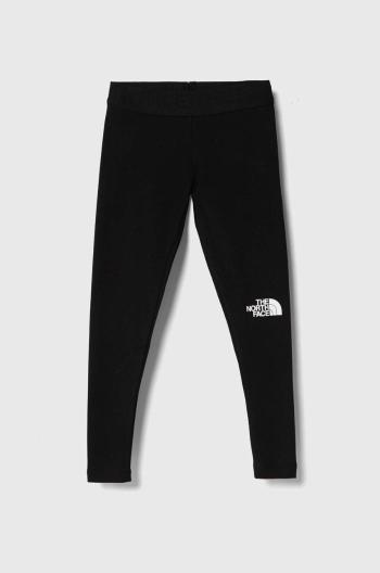 Dětské legíny The North Face EVERYDAY LEGGINGS černá barva, s potiskem