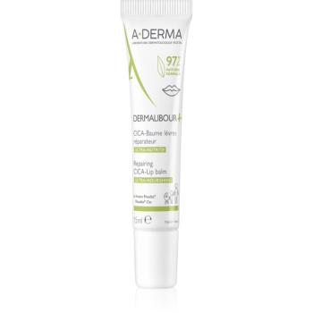 A-Derma Dermalibour+ vyživující balzám na rty s hydratačním účinkem 15 ml