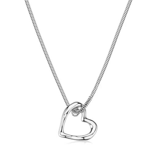 S'Agapõ Elegantní náhrdelník se srdíčkem Emotion SMO03