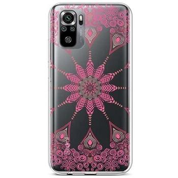 TopQ Xiaomi Redmi Note 10S silikon Pink Mandala 62775 (Sun-62775)