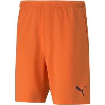 Puma TEAMRISE SHORTS Pánské kraťasy, oranžová, velikost