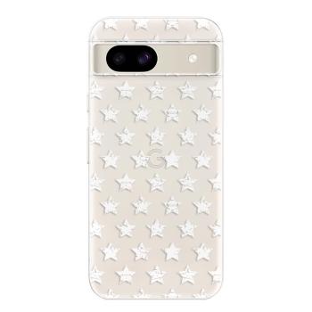 Odolné silikonové pouzdro iSaprio - Stars Pattern - white - Google Pixel 8a