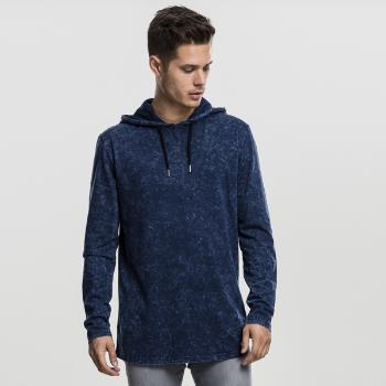 Pánská mikina Urban Classics Random Wash Hoody indigo - XL