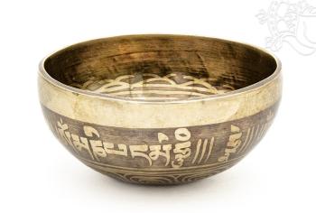 7 fémes kézi mantrás hangtál - 243 g