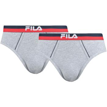 Fila MAN BRIEF 2-PACK Pánské slipy, šedá, velikost