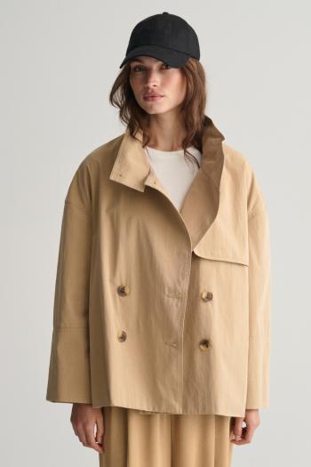 BUNDA GANT MID LENGTH TRENCH JACKET DARK KHAKI