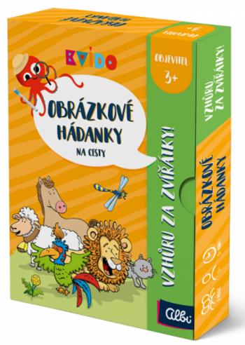 Kvído - Obrázkové hádanky - Vzhůru za zvířátky